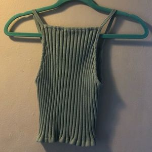High Necked Sweater Crop Tank Size M